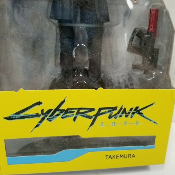 McFarlane Toys Cyberpunk 2077 Takemura Series 2 7in Figure NEW Sticker Damage - Picture 3 of 6